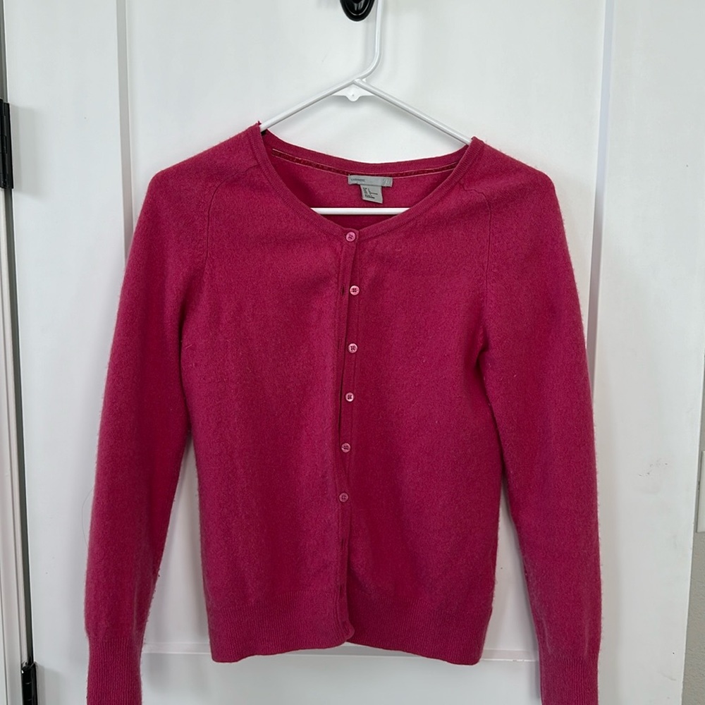 H&M Pink Cardigan Sweater